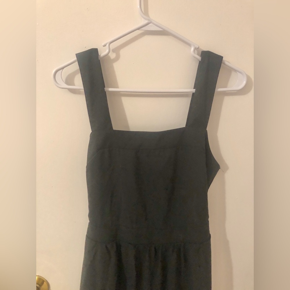 NWT Entro Black Maxi Boho Dress with back tie and thick straps size small - Picture 3 of 10